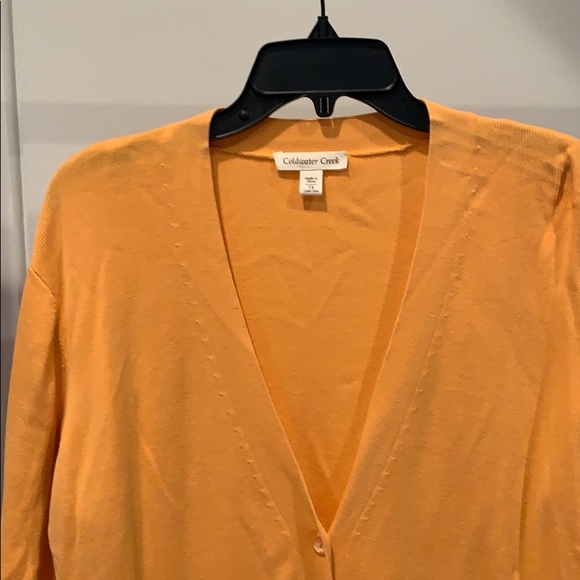 Coldwater Creek Short Sleeve Cardigan NWOT - Picture 2 of 3